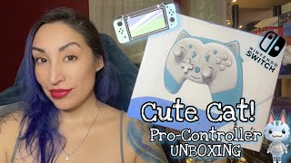 Nintendo Switch CAT🐱Controller Unboxing w/Gameplay | OLED Switch