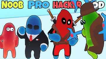 Join Blob Clash 3D - NOOB vs PRO vs HACKER vs GOD