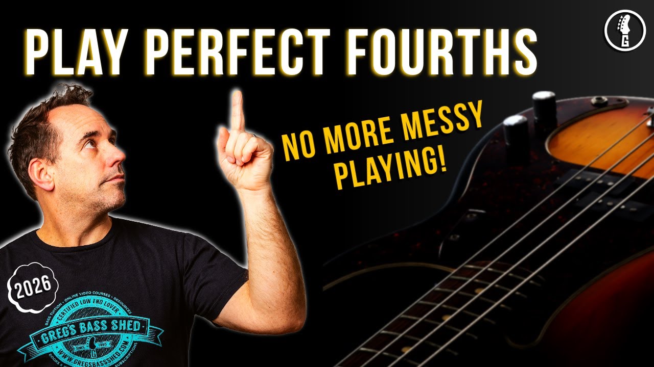 Играйте чистые кварты на басу – без дребезжания и звона! (№ 326)