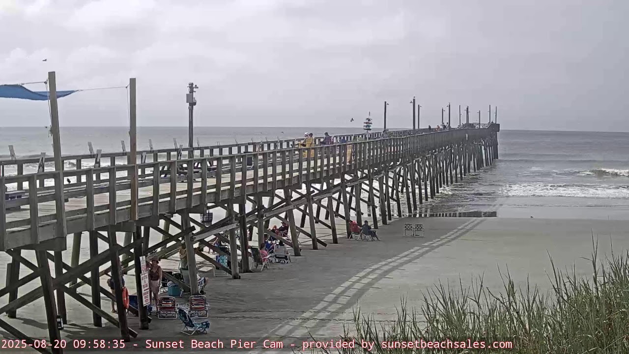 Sunset Beach Pier Webcam by sunsetbeachsales.com