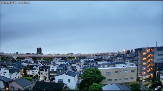 首都高 中央環状線 千住新橋料金所付近 のライブ映像