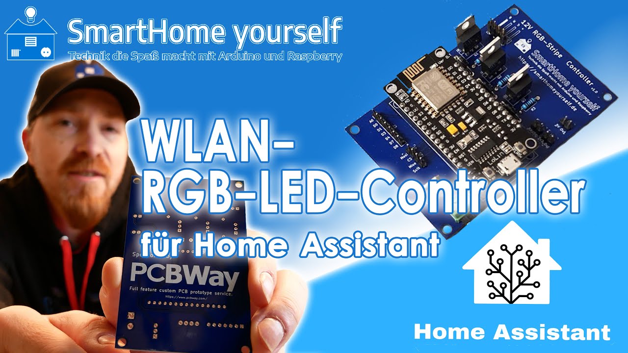 WLAN 12V-RGB-LED für Home Assistant mit ESPHome - SmartHome yourself