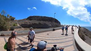 Realität  360 Grad...Maspalomas nach Playa del Ingles ... mitten drin statt nur dabei Teil 4