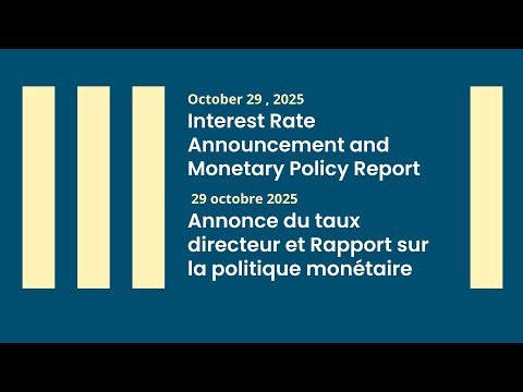Interest Rate Announcement Release Of The Monetary Policy Report Annonce Du Taux Directeur RPM  Interest Rate Announcement Release Of The Monetary Policy Report Annonce Du Taux Directeur RPM