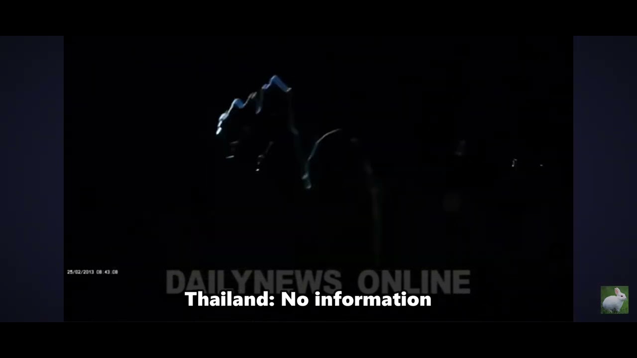 (Dashcam Video) Train hits car in Thailand 