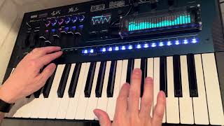 グラディウスⅡ / Burning Heat（Stage 1 BGM）をKORG opsixで弾いてみた screenshot 4