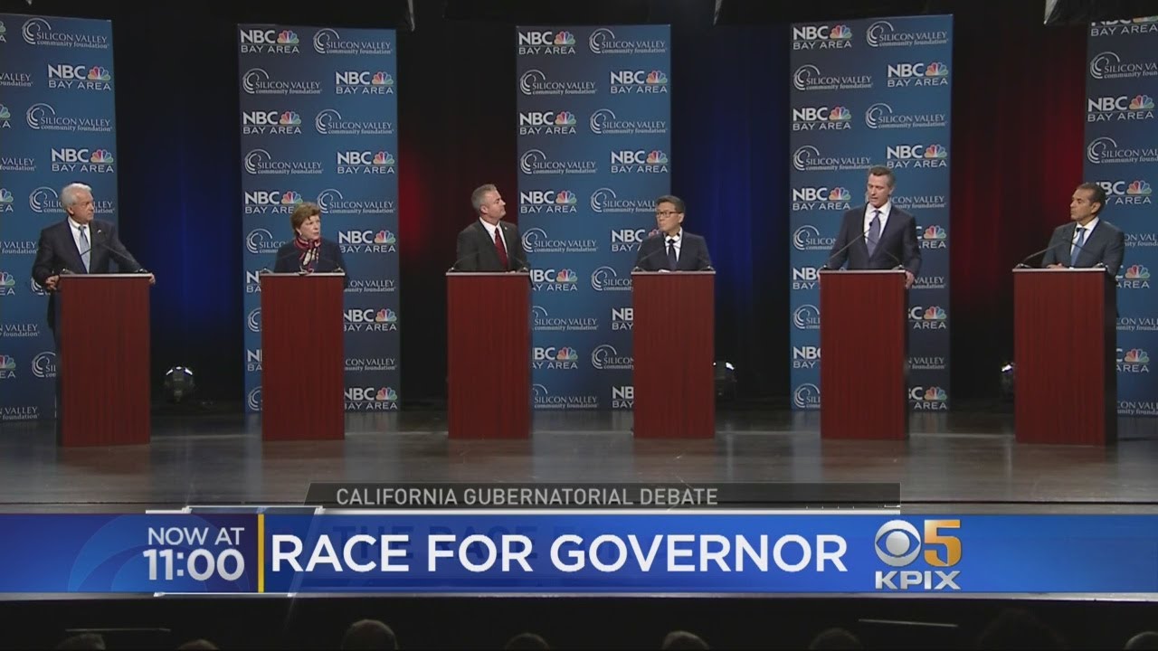 Adultery And Sexual Harassment Come Up At California Gubernatorial Debate