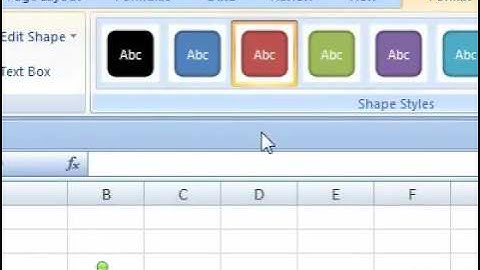 How to insert a star or a banner into a workbook