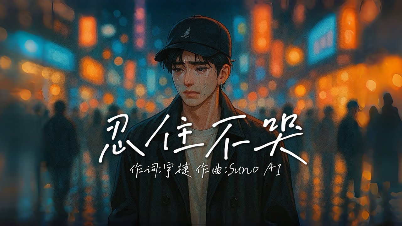 (Demo) 忍住不哭 『沒人懂我有多孤獨 原來成長都要學會痛著祝福』 【動態歌詞Lyrics】