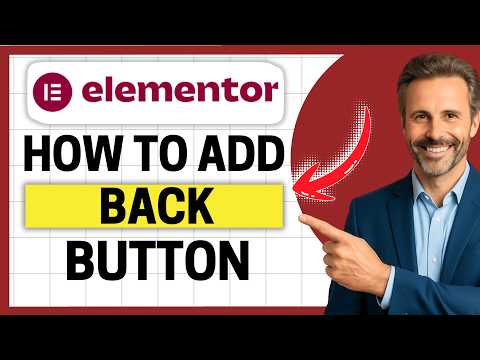 How to Add Back Button in Elementor (Previous Page Button) [Easy Guide]