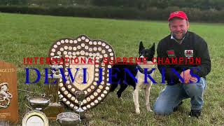 Dewi Jenkins,Supreme Champion with Clwyd Bob
