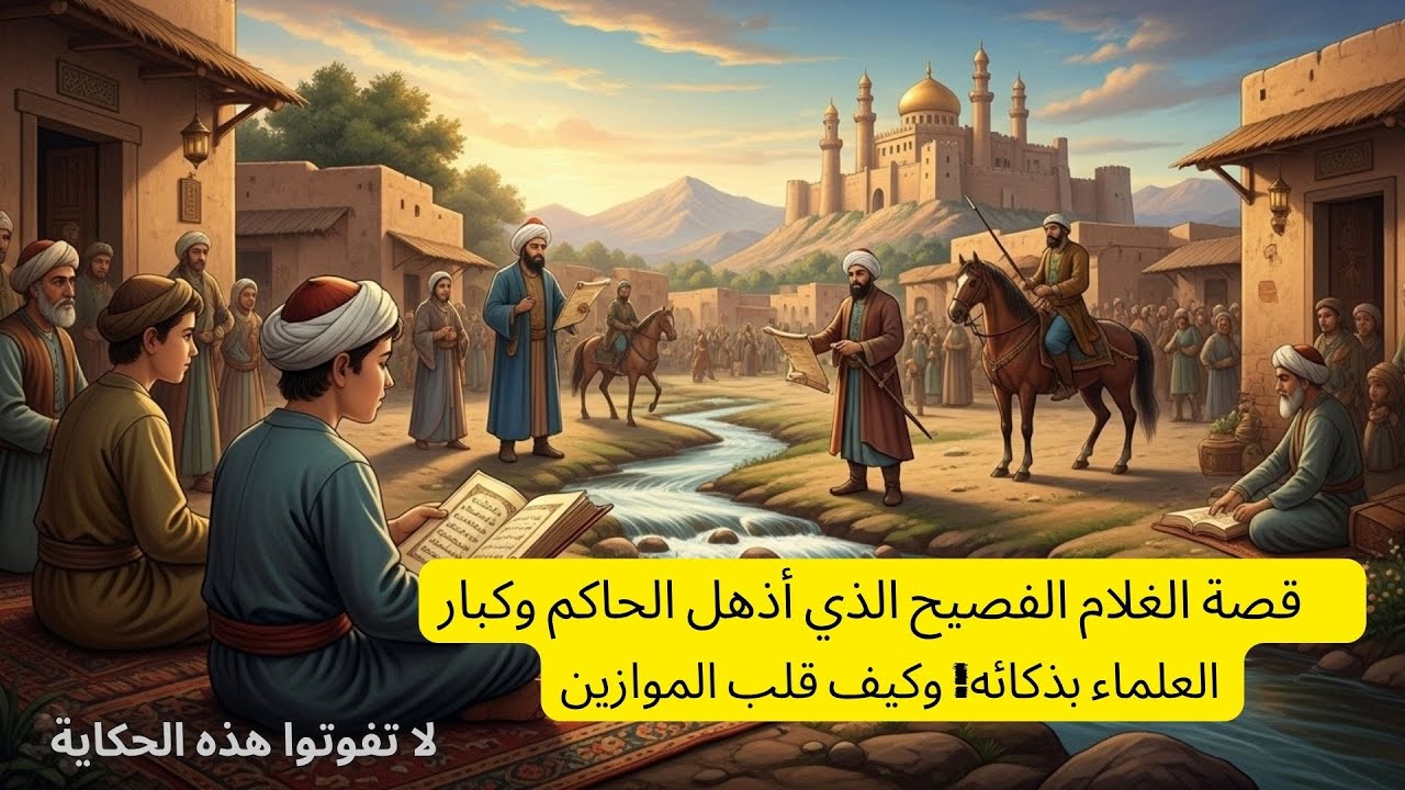 قصة الغلام الفصيح الذي أذهل الحاكم وكبار العلماء بذكائه! وكيف قلب الموازين 