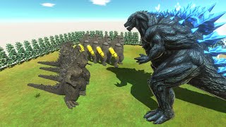 How many Minus One Godzilla and Kong can defeat Godzilla Earth ?  Animal Revolt Battle Simulator