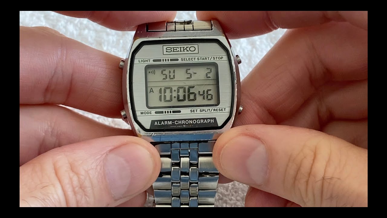 1990 Seiko A904-5199 Digital Watch Cleaning and Refurbishment - YouTube