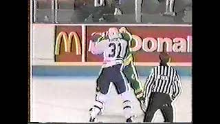 Willi Plett vs John Kordic - Oct 13, 1986