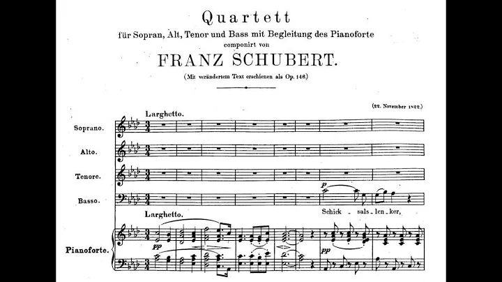 Schubert: Des Tages Weihe, D. 763 (1822)