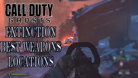Call Of Duty Ghosts Extinction How To Get Best Weapons In Extinction (LMG LOCATIONS)