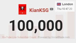 Kianksg Reaches 100 Thousand Subscribers On Youtube Live Milestone Moment