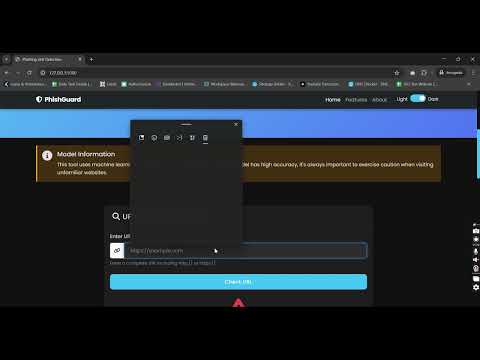 AI Phishing Website Detection Web App using ELM | Python & Machine Learning Project Demo
