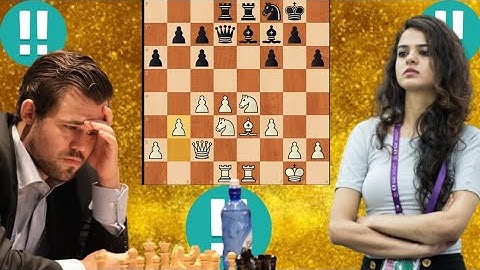 First class Magnus Carlsen vs Tania Sachdev 9