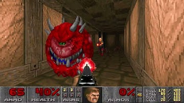 Doom SERENITY.WAD (1994) E3M1: "A Warm Welcome" UV Max Speedrun 2:53