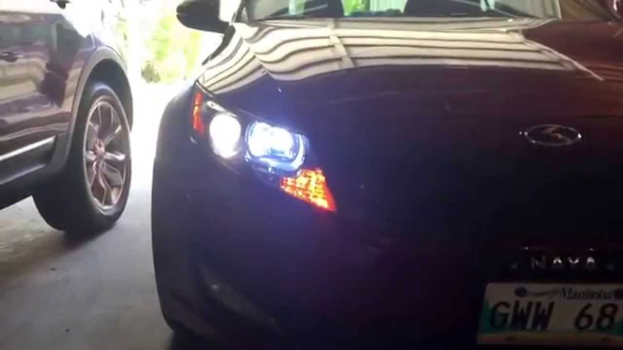Kia optima replace oem bulb to gp thunder 7500k bulb low beam
