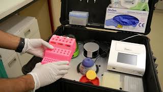 A mobile laboratory for rapid detection of SARS-COV-2 for Africa / Corona-Test aus dem Koffer