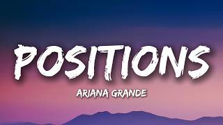 Ariana Grande - positions (Lyrics)