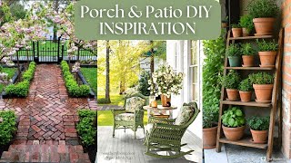 Cottage Style Porch & PATIO DIY Inspiration