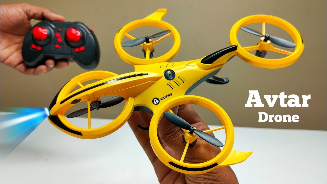 RC Veer Drone - Made in india RC Drone Unboxing & Flying Test - Chatpat toy  tv 