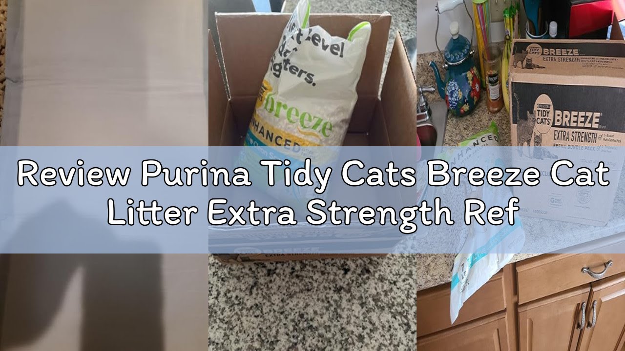 Review Purina Tidy Cats Breeze Cat Litter Extra Strength Refill Bundle
