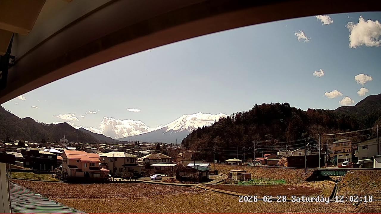 富士山ライブカメラ 山梨県富士吉田市 Yaamanashi Fujiyoshida Live camera.world.cam