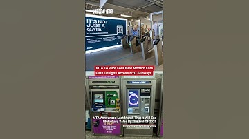 MTA To Pilot Four New Modern Fare Gate Designs Across NYC Subways To Prevent Fare Evasion