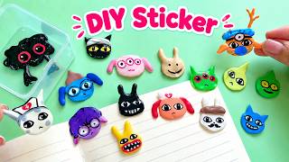 How to Make Sticker Animal : TinyAnomaly, Ron, Barney, Rattina