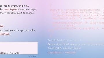 Solving the Strange Behaviour of Input Updates in R Shiny Applications