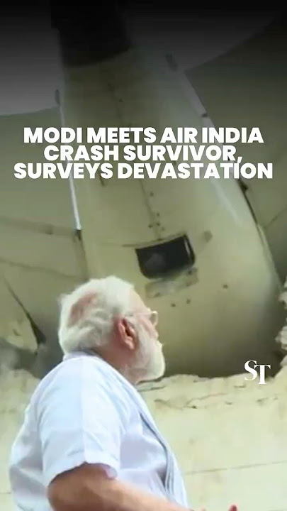 Air India crash: Indian PM Modi meets lone survivor, visits crash site