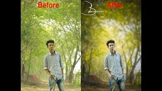 Photoshop Tutorial cc : How To Edit Outdoor Portrait ( Blur Background and Soft Light Effect ) screenshot 4