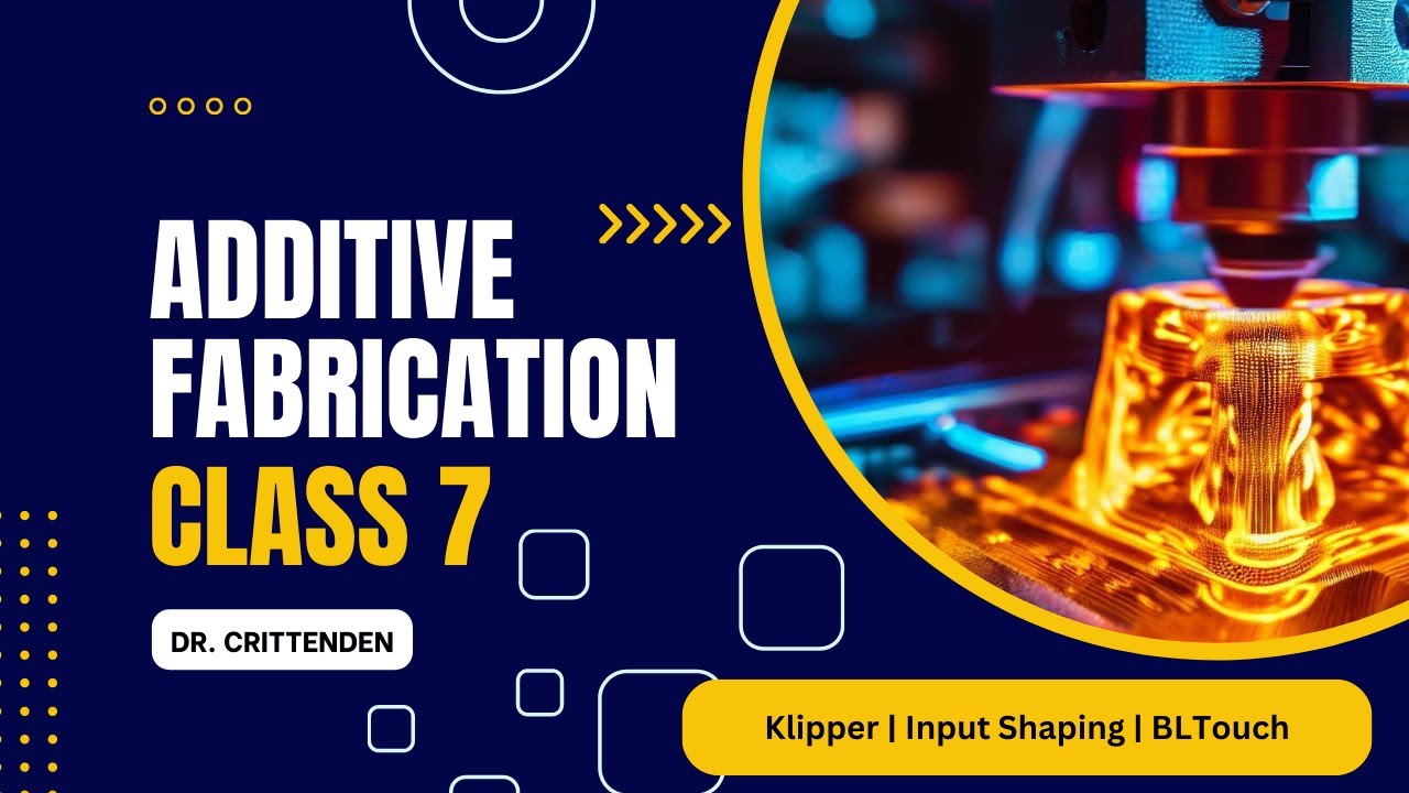 Summer 2023 Additive Fabrication | Klipper | BLTouch | Input Shaping ...