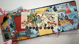Wonder of Oz Accordion Tag Mini Album Flip-Through 🌈 Tips, Tricks + Kit Contents!