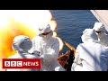 Royal Navy ships fire at sea in honour of Prince Philip - BBC News