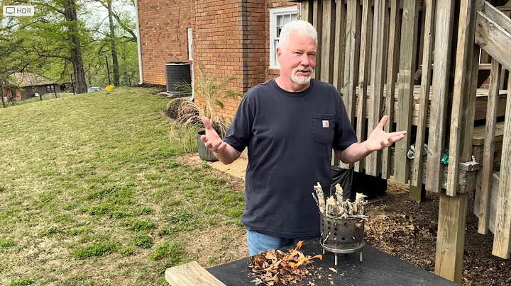 Upside Down Fire Using A “Chaos” Fire Lay