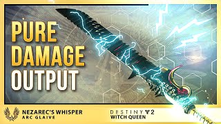 Destiny 2: Nezarec's Whisper has the best damage loop of all glaives