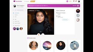 QuickDate - Love dating social network Source code download free | Burnab.com screenshot 1
