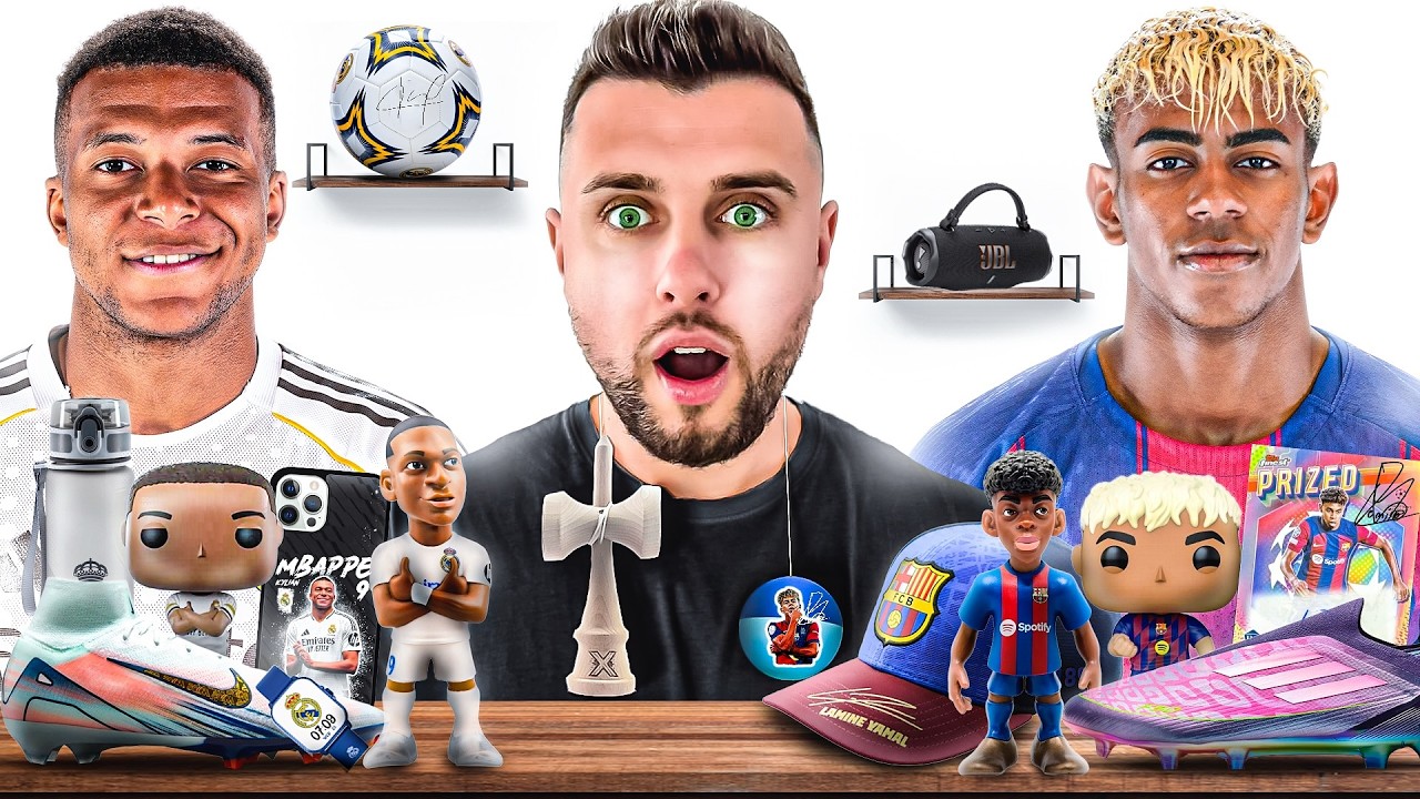 TESTEZ TOATE PRODUSELE LUI KYLIAN MBAPPE VS LAMINE YAMAL!!