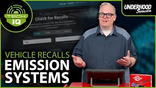 Check for Recalls Before Tackling Emissions Problems