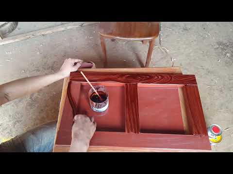 Video Sơn giả gỗ trên nền sơn màu cánh gián 1K cao cấp Yes... - youtube