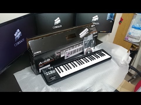 Roland A-49 MIDIキーボード 開封 - YouTube