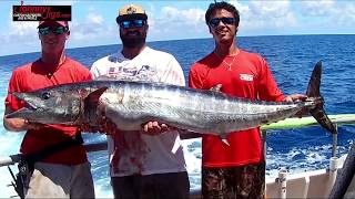 MASSIVE Wahoo Trolling Yankee Capt Florida Keys Fishing Sport fishing