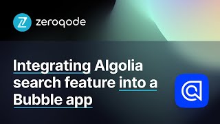 Integrating Algolia Search Feature Into a Bubble App