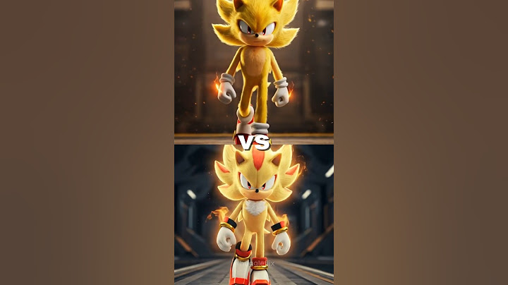 Super Sonic vs Super Shadow (vs Knuckles, Doctor Eggman, Amy Rose, Silver, Shadow, Espio, Rouge)